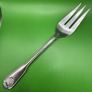 Towle ENGLISH SHELL Serving Fork Cold Meat Supreme Cutlery Replacement Flatware